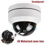 Eversecu Mini PTZ Camera RS485 HD Analog 1080P 4X Zoom(2.8-12mm) 65ft IR Distance Outdoor High Speed Dome Camera IP66 Weatherproof Full Metal Vandalproof PTZ Camera