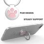 Cell Phone Ring Holder, 360° Rotation Cute Dog Cat Paw Ring Stand Finger Grip Mount Kickstand for iPhone X 8 7 7Plus 6s, Galaxy S7 S8 and More Smartphones (Pack of 2, Pink)