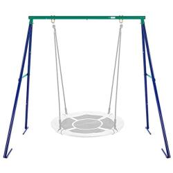 VIVOHOME Metal Swing Frame Full Steel Stand, Hold up to 440 lbs, Saucer Swing NOT Included