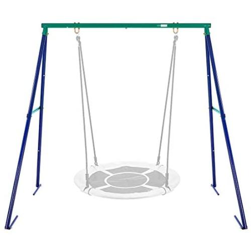 VIVOHOME Metal Swing Frame Full Steel Stand, Hold up to 440 lbs, Saucer Swing NOT Included