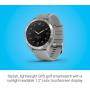 Garmin Approach S40, Stylish GPS Golf Smartwatch, Lightweight With Touchscreen Display, Gray/Stainless Steel