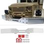 Dilwe RC Model Car Metal Front Bumper, Upgrade Parts Metal Front Bumper Compatible with WPL B14 B16 JJRC Q60 Q61 1/16 RC Car