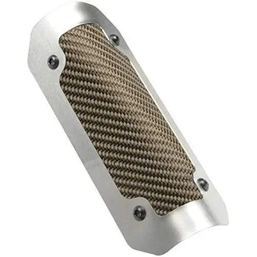 Design Engineering 010903 Flexible Titanium 4'' x 8'' Heat Shield with Metal Trim Ring Design Engineering 010903 Flexible Titanium 4'' x 8'' Heat Shield with Metal Trim Ring