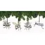 GIFTME 5 Garden Outdoor Decoration Metal Yard Art Perfect The Tree, Porch,Patio or Garden Hanging Sculptures-Set of 4,Silver GIFTME 5 Garden Outdoor Decoration Metal Yard Art Perfect The Tree, Porch,Patio or Garden Hanging Sculptures-Set of 4,Silver