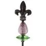 Topadorn Garden Stake Outdoor Plant Pick Cute Metal Stick Fleur de Lis Art Ornament Decor for Lawn Yard Patio, 3 Set, 2.25'' W x 2.25'' D x 25'' H Topadorn Garden Stake Outdoor Plant Pick Cute Metal Stick Fleur de Lis Art Ornament Decor for Lawn Yard Patio, 3 Set, 2.25'' W x 2.25'' D x 25'' H