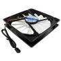 AAB Cooling Silent Force Fan 14 - Silent and Efficient 140mm Fan with 4 Anti-Vibration Pads, 140mm Case Fan, Computer Fan, 12V, Air Cooler, Quiet Fan