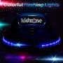 Kidzone DIY Race #00-99 6V Kids Toy Electric Ride On Bumper Car Vehicle Remote Control 360 Spin ASTM-Certified, Blue