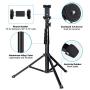 UBeesize Selfie Stick Tripod, 51'' Extendable Tripod Stand with Bluetooth Remote for Cell Phones, Heavy Duty Aluminum, Lightweight