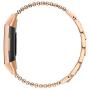 fastgo Compatible for Fitbit Charge 4 Charge 3 and Charge 3 SE Bands,Premium Stainless Steel Replacement Wristbands Classy Sport Bracelet Band for Women and Girls (Rose Gold)