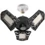 2-Pack Garage Lights 60W LED Garage Lighting - 6000LM 6500K LED Three-Leaf Garage Ceiling Light Fixtures, LED Shop Light with Adjustable Multi-Position Panels, LED Glow Light for Garage, Workshop 2-Pack Garage Lights 60W LED Garage Lighting - 6000LM 6500K LED Three-Leaf Garage Ceiling Light Fixtures, LED Shop Light with Adjustable Multi-Position Panels, LED Glow Light for Garage, Workshop