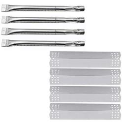 Hisencn Repair Kit Replacement Parts for Sunbeam, Nexgrill, Grill Master 720-0697, Nexgrill 720-0783C, 720-0783E Gas Grill Models Stainless Steel Burner Tube, Heat Plates