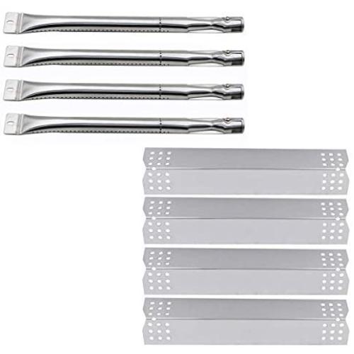 Hisencn Repair Kit Replacement Parts for Sunbeam, Nexgrill, Grill Master 720-0697, Nexgrill 720-0783C, 720-0783E Gas Grill Models Stainless Steel Burner Tube, Heat Plates