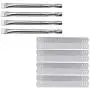 Hisencn Repair Kit Replacement Parts for Sunbeam, Nexgrill, Grill Master 720-0697, Nexgrill 720-0783C, 720-0783E Gas Grill Models Stainless Steel Burner Tube, Heat Plates