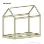 House Bed Frame Toddler Bed PREMIUM WOOD House Bed Frame Toddler Bed PREMIUM WOOD