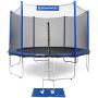SONGMICS Trampoline with Enclosure Net, Safety Pad, Ladder, Jumping Mat Outdoor Backyard Trampolines for Kids TÜV Certificated