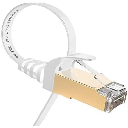 Ethernet Cable, VANDESAIL CAT7 Network Cable RJ45 High Speed STP LAN Cord Gigabit 10/100/1000Mbit/s Gold Plated Lead Ethernet Cable, VANDESAIL CAT7 Network Cable RJ45 High Speed STP LAN Cord Gigabit 10/100/1000Mbit/s Gold Plated Lead