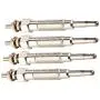 KIMISS 4pcs Diesel Heater Glow Plugs,Metal Material Heater Plugs, Glow Plugs for MITSUBISHI PAJERO SHOGUN 1994-1999 2.8 TD