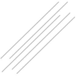 Sutemribor 3mm x 300mm Stainless Steel Model Straight Metal Round Shaft Rod Bars for DIY RC Car, RC Helicopter Airplane (5 PCS)