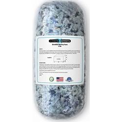 Shredded Memory Foam Fill Replacement for Bean Bags, Chairs, Pillows, Dog Beds, Cushions and Crafts. Made in The USA with 100% CertiPUR-US Certified Foam. (5 Pounds)