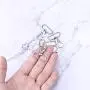 XINFANGXIU 60Pcs Buckles Metal Snap Hook Lobster Claw Clasp for Handmade Crafts DIY Accessories Lobster Clasps Swivel Trigger Clips snap Hooks 25mm XINFANGXIU 60Pcs Buckles Metal Snap Hook Lobster Claw Clasp for Handmade Crafts DIY Accessories Lobster Clasps Swivel Trigger Clips snap Hooks 25mm