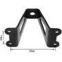 Maxmoral RC Metal Spare Tire Rack for 1/10 Axial SCX10 RC4WD D90 Tamiya CC01 RC Rock Crawler Car Parts,RC Rear Spare Tyre Bracket Wheel Holder