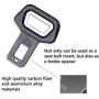 Car Seat Belt Clip(4 Pack), Mars Space Universal Seat Belt Buckle Insert Fashion Design Bottle Opener Automotive Metal Seat Belts Clip Widely Compatible Alarm Stopper