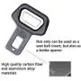 Car Seat Belt Clip(4 Pack), Mars Space Universal Seat Belt Buckle Insert Fashion Design Bottle Opener Automotive Metal Seat Belts Clip Widely Compatible Alarm Stopper