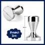 Youdepot Stainless Steel Coffee Tamper Barista Espresso Tamper 51mm Base Coffee Bean Press