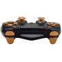 TOMSIN Metal Buttons for DualShock 4, Aluminum Metal Thumbsticks Analog Grip & Bullet Buttons & D-pad & L1 R1 L2 R2 Trigger for PS4 Controller Gen 1 (Gold)