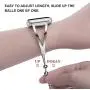 iGK Compatible with Apple Watch Band 38mm 40mm 42mm 44mm Women Jewelry Metal Cuff Strap Dressy Bangle Bracelet for Apple iWatch SE Series 6/5/4/3/2/1
