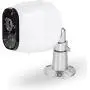 Adjustable Indoor/Outdoor Security Metal Wall Mount Compatible with Arlo Pro/Pro 2/Pro 3/Pro 4/Ultra/Ultra 2 & Others - Ring Stick Up Cam Battery, eufyCam E/2C, Wyze Cam Outdoor/Pan (1 Pack, Silver)