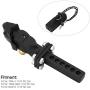 Demeras Rc Trailer Hook Metal Skull Pattern Tow Hook Connector Axial Trucks Trailer Hook Fit for TRX-4 1/10 Rc Car Model