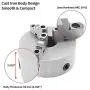K11-200 8'' Lathe Chuck,Metal Lathe Chuck Self-Centering 3 Jaw,For Grinding Machines Milling Machines,Metal Lathe Chuck Turning Machine Accessories.