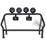 INJORA Metal Roll Cage Bucket with 6 LED Lights for RC Crawler Axial SCX10 D90 Tamiya CC01