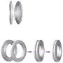 Ailejia 20-Pack Curtain Grommets Lnner Diameter Silencer Sliding Brown Sheers Grommets Reusable Silencer Sliding Easy Snap Install Silver 1.73 Inch Inner Diameter Fasteners (Bright Silver) Ailejia 20-Pack Curtain Grommets Lnner Diameter Silencer Sliding Brown Sheers Grommets Reusable Silencer Sliding Easy Snap Install Silver 1.73 Inch Inner Diameter Fasteners (Bright Silver)