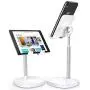 Cell Phone Stand,Angle Height Adjustable LISEN Cell Phone Stand for Desk,Thick Case Friendly Phone Holder Stand for Desk, Compatible with All Mobile Phones-White Cell Phone Stand,Angle Height Adjustable LISEN Cell Phone Stand for Desk,Thick Case Friendly Phone Holder Stand for Desk, Compatible with All Mobile Phones-White