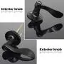 5 Pack - Gobrico Interior Privacy Handles Door Locksets Bed and Bath Leversets Black Finished 5 Pack - Gobrico Interior Privacy Handles Door Locksets Bed and Bath Leversets Black Finished