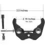 Super Clamp Camera Clamp w/ 1/4''-20 and 3/8''-16 Thread for Cameras, Lights, Umbrellas, Hooks, Shelves, Plate Glass, Cross Bars,Photo Accessories and More