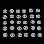 1000pcs 58mm DIY Blank Pin Badge Button Cover Clip Pin Parts Consumables for Pro Button Maker Machine (2.3 inch(58mm))