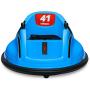 Kidzone DIY Race #00-99 6V Kids Toy Electric Ride On Bumper Car Vehicle Remote Control 360 Spin ASTM-Certified, Blue