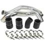 Turbo Intercooler Pipe and Boot Kit tubes Powerstroke Fit for F350 6.0L 2003-2007 (Silver)