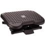Mind Reader Comfy Rest, Ergonomic Foot, Pressure Relief for Comfort, Back, and Body, 3 Height, Black