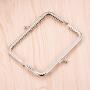 7PCS Metal Purse Bag Frame Kiss Clasp Lock-Square Purse Frame Handle for Clutch Bag Accessories Kiss Clasp Lock Mixed Size 6.5cm to 20cm