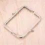 7PCS Metal Purse Bag Frame Kiss Clasp Lock-Square Purse Frame Handle for Clutch Bag Accessories Kiss Clasp Lock Mixed Size 6.5cm to 20cm