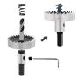 HSS Hole Saw Kits for Metal, Rocaris 13 pcs High-Speed Steel Hole Saw Cutting Kit Drill Bits Opener Cutter Tool for Stainless Steel,Copper, Iron 16~53mm