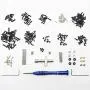 freneci 316pcs Metal M2/M2.5/M3 Screws Bolt & Nuts Set with Hexagon Wrench Repair Tool Box Kit for Wltoys 1/14 144001 RC Cars freneci 316pcs Metal M2/M2.5/M3 Screws Bolt & Nuts Set with Hexagon Wrench Repair Tool Box Kit for Wltoys 1/14 144001 RC Cars
