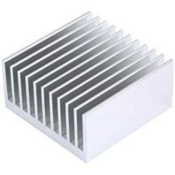 2Pcs Aluminum Heat Sink 40 x 40 x 20mm /1.57 x 1.57 x 0.79 inch Peltier Heatsinks Cooler for Cooling 3D Printers, TEC1-12706 Thermoelectric Peltier Cooler, Chipset CPU LED Power A