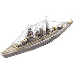 Piececool 3D Puzzle Metal Model Kits-Nagato Class Battleship DIY 3D Metal Jigsaw Puzzle for Adults, Great Gift Idea