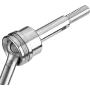 RC Car Front Rear Drive Shaft, 1 Pair Front Rear Universal Transmission Shaft CVD for HIMOTO 1/10 Remote Control Car Accessory(Silver)