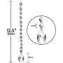 10Pcs Chandelier Crystals Clear Teardrop Crystal Chandelier Pendants Parts Beads Hanging Crystal Beads Chain Garland for Chandeliers Tree Garlands Christmas Wedding Party Celebration Decoration 10Pcs Chandelier Crystals Clear Teardrop Crystal Chandelier Pendants Parts Beads Hanging Crystal Beads Chain Garland for Chandeliers Tree Garlands Christmas Wedding Party Celebration Decoration